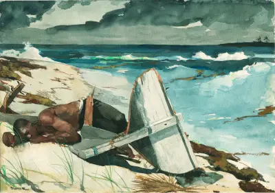 After the Hurricane, Bahamas Winslow Homer